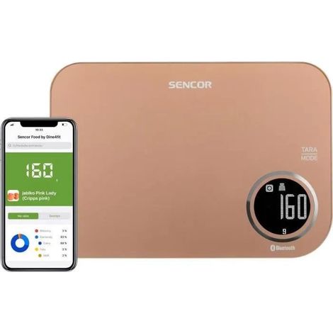 Sencor SKS 7076GD bilancia da cucina precisa color rame