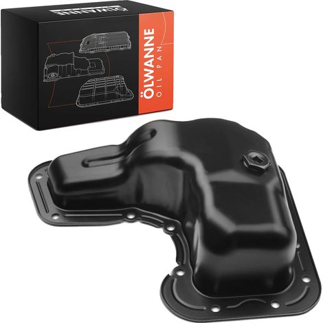 Coppa dell'olio, lamiera d'acciaio, lunghezza 270 mm, larghezza 220 mm, altezza 75 mm, compatibile con CITROËN/PEUGEOT (1/5)