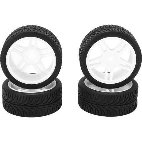Satz mit 4 65-mm-Sternreifen für RC-Offroad-Modelle im Maßstab 1:14, Wltoys 144001, weiß (1/5)