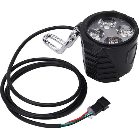 Phare électrique de Vélo 10 Pouces pour Accessoires de Cyclisme Feu Avant de Scooter Universel 12-72V (1/5)