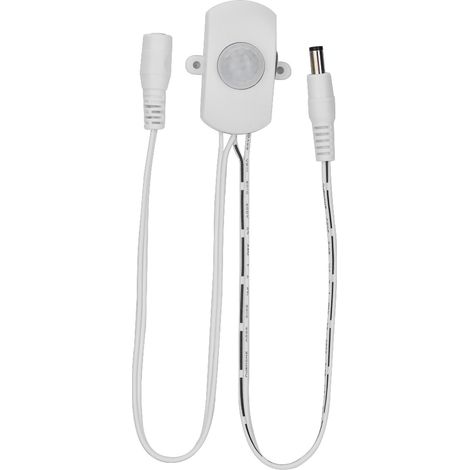 Détecteur de mouvement infrarouge PIR 5A pour ruban LED, interrupteur automatique 6-24V blanc