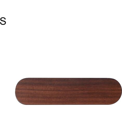 Robuster magnetischer Schlüsselhalter aus naturbelassenem Buchenholz, Wanddekoration, Schlüsselorganizer für Zuhause – Farbe: Dunkelwalnuss
