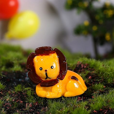 Ornement Éléphant - Ornement Miniature en Résine pour Décoration de Table, Jardin Intérieur et Pot de Fleurs - Lot de 1 (1/3)