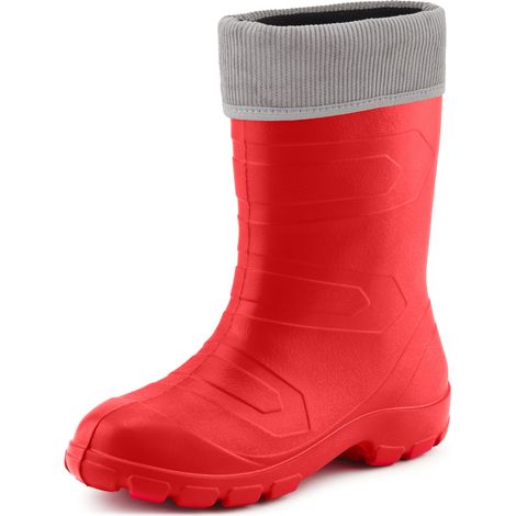 Ladeheid Damen Thermo EVA Gummistiefel federleicht LALMG879 (Rot88/Grau, 38)