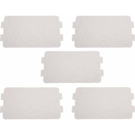 Plaque Mica Micro Ondes, 5 Pièces Feuille De Mica Micro Onde, Remplacement De Couvercle De Guide D'ondes Pour Micro-ondes, Bouclier En Carton Pour Micro-ondes (1/5)