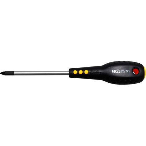 BGS Destornillador Pozidriv PZ1 longitud hoja 80 mm - 7936