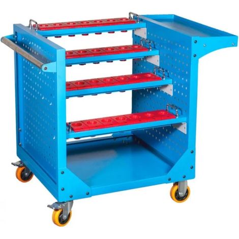 Fervi P440A Carrello 28 portaconi con pareti fessurate