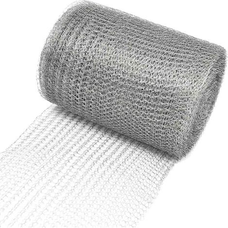 1 PCS Treillis Métallique à Mailles Fines en Acier Inoxydable à Mailles Étroites pour la Protection 12,7 cm X 12 M (1/5)