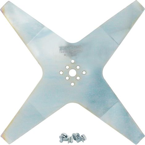 Cuchilla de 4 puntas de 25 cm AMBROGIO robot cortacésped L30 L50 L60 L85 L100 L200