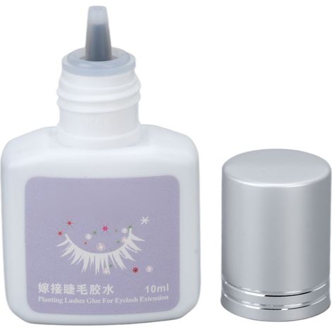 Colle extra forte pour extensions de cils 10 ml. Séchage rapide (2 à 3 secondes), inodore, professionnelle, pour techniciennes en extensions de cils. (1/5)