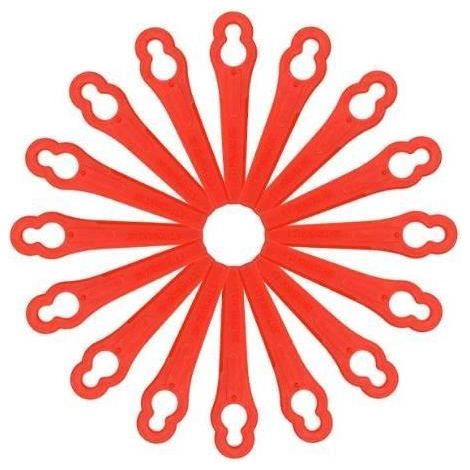 50 Ersatzmesser aus Kunststoff für Rasenmäher
