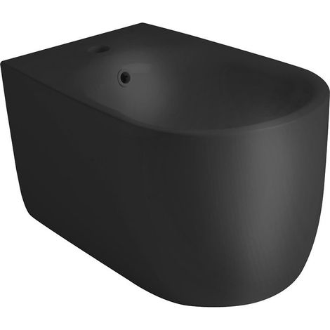 Bidet suspendu NOLITA 35x55cm, noir mat (1/3)