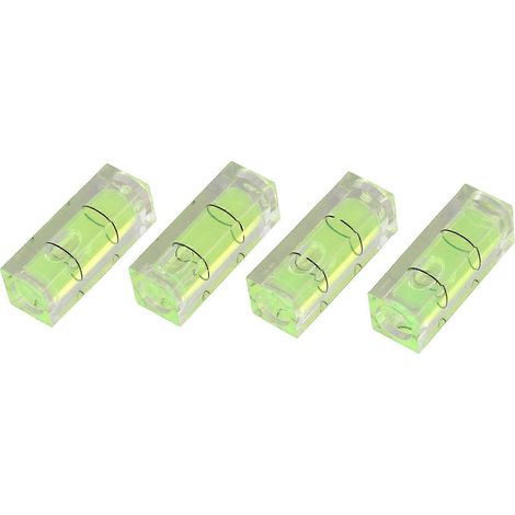 Lot de 4 niveaux à bulle universels carrés 10x10x29mm pour trépied et appareil photo (1/4)