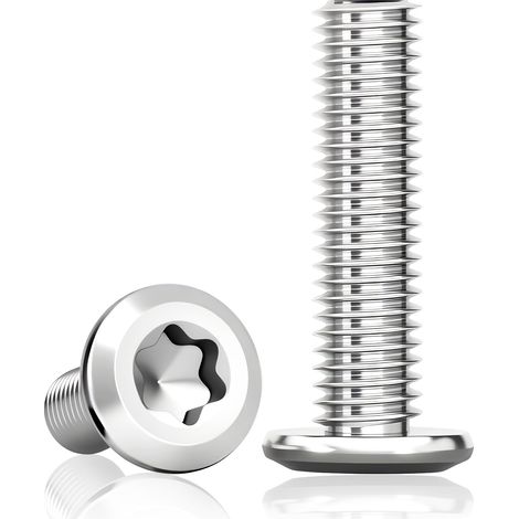 Lot de 60 vis à tête plate M4x30 mm, inox Torx (1/5)