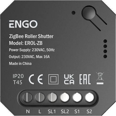 Controlador Zigbee para persianas enrollables para el sistema empotrado inteligente Engo. (1/3)