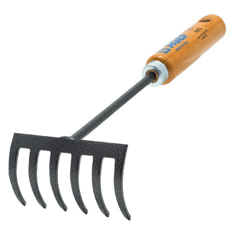 AGEF - RASTRELLINO 6 DENTI CON STELO