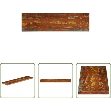 Altholz -  Tischplatte 110x40x2,5 cm Rechteckig Altholz Massiv