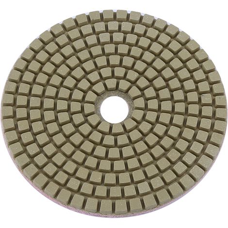 Lot 7 Disques de Polissage Diamant 100mm pour Granit Marbre Béton 4 Pouces (1/5)