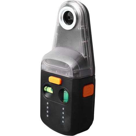 Aspirateur de poussière pour perceuse murale, capteur de poussière de perçage avec niveau à bulle, indicateur vert DC10 (1/5)