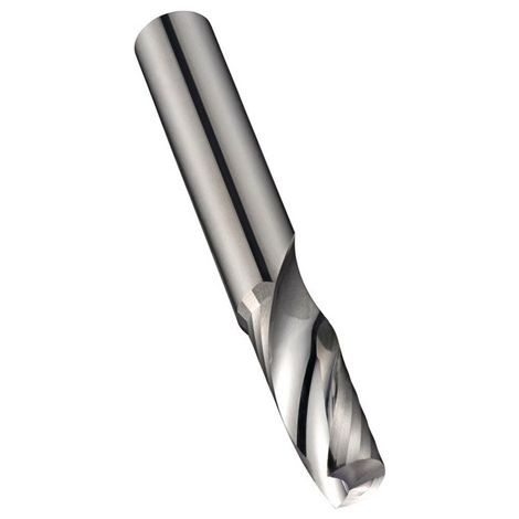 Fresa a candela S637 D.3mm Lunghezza totale 40mm Lunghezza taglio 12mm HM Lucidata 25° Z.1