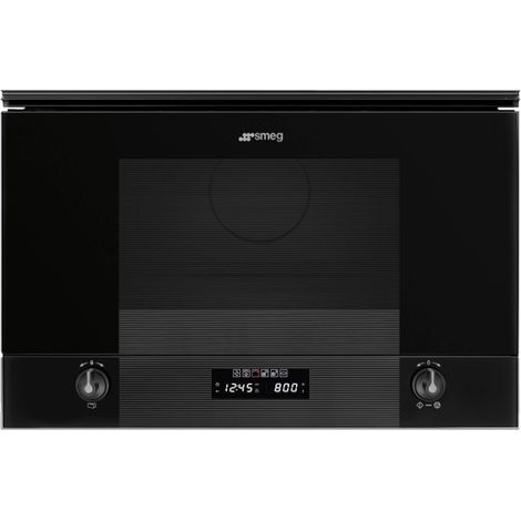 Smeg MP122B3 Micro-ondes encastrable noir 22 L (1/4)