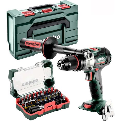 Metabo SB 18 LTX BLI 18V Brushless Impuls Combi Hammer Drill + Bit Set 602360840 (1/5)