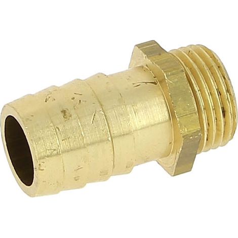 Embout laiton cannelé Ø19 mâle 1/2