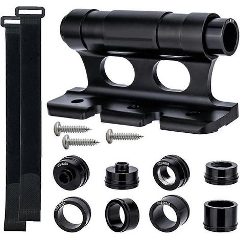 Support de vélo fixe pour porte-vélos de voiture, support de fourche Boost pour axe traversant, VTT, vélo de route, support de toit pour camionnette, noir (1/5)