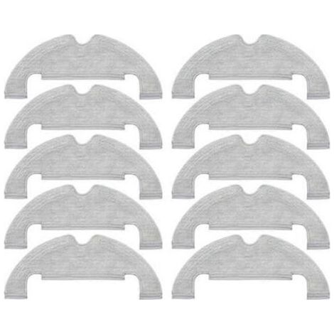Lot de 10 chiffons de rechange pour aspirateur Xiaomi Dreame Bot D10 Plus RLS3D (1/5)
