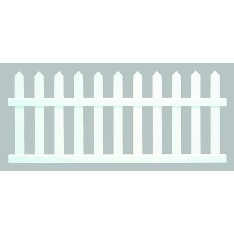 DURAMAX - Valla de PVC - 100x80cm - Color blanco roto (1/4)