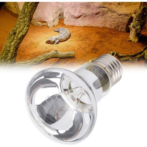 Ampoule E27 pour amphibiens, serpents, reptiles, lampe chauffante, veilleuse, lampe de jour, UVA 100 W (1/5)