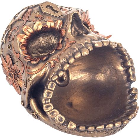 Signes Grimalt Figure de figure fantastique Gold Fantasy Skull 10x16x9cm 23989 (1/5)
