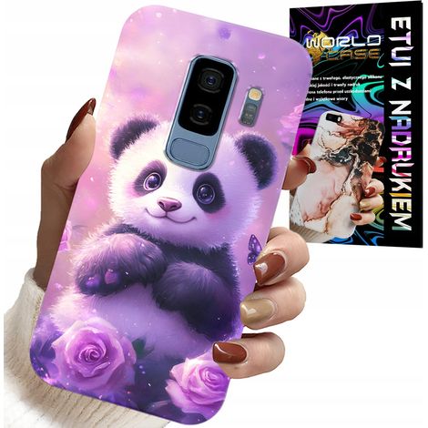 Hülle für Samsung Galaxy S9 Plus – niedliche Panda-Muster für Kinder + Folie (1/5)