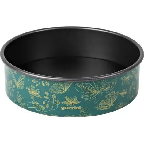 Stampo da forno verde 20 cm con fondo amovibile