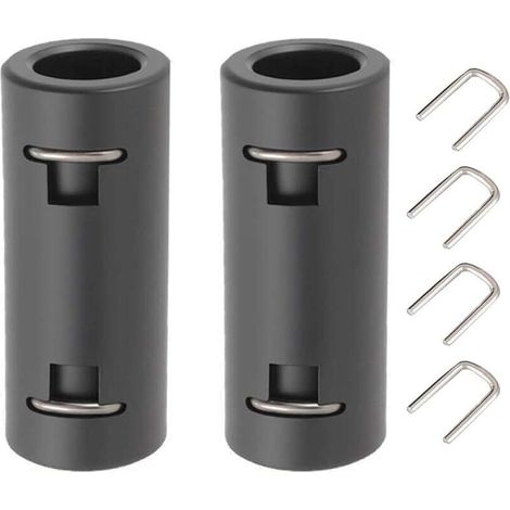 2 adaptateurs pour nettoyeur haute pression Kärcher K2, K3, K4, K5, K6, K7, avec raccord rapide M22IG, fixation facile pour le nettoyage haute pression (noir)