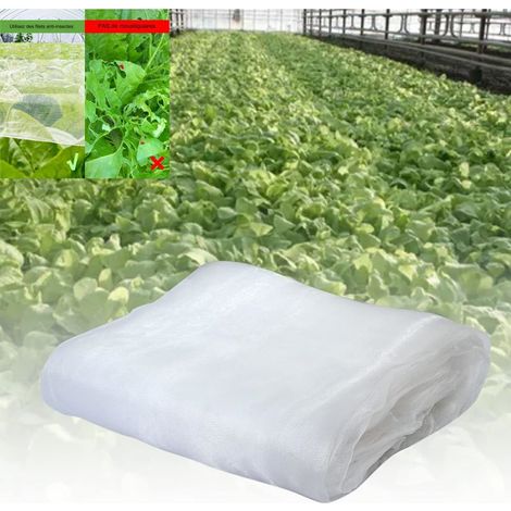 Rete anti-insetti. Rete di protezione dagli insetti, 2,5 x 7 m. Rete protettiva a maglia fine per giardini, serre, piante, frutteti e colture. (1/5)