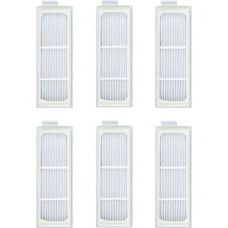Lot de 6 Filtres HEPA Lavables et Réutilisables pour Robot Aspirateur Deebot T20 Omni et T20e Omni (1/4)