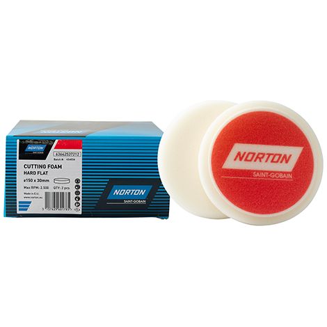 NORTON TAMPONE DI LUCIDATURA BIANCO FLAT DIAMETRO 150 x 30 mm PEZZI 1