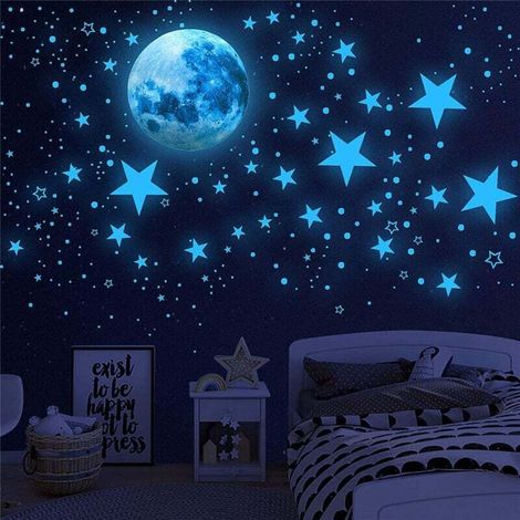 Children's stickers, ceiling, fluorescent stickers, ceiling decoration for children's rooms MUMU (1/4)