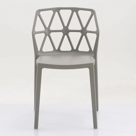 Sedia Connubia - CB1056 ALCHEMIA - Tortora opaco 49,5 x 51 H79 seduta 45 (1/4)