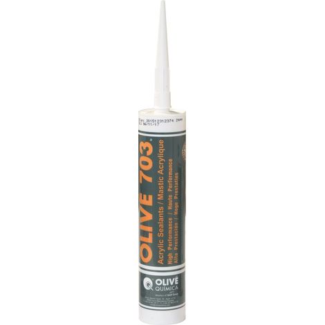 OLIVE - Mastic acrylique pour fissures peut être peint - cartouche de 300ml - 15842