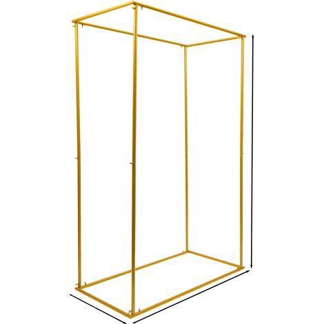 Stand de Fleurs, Structure Stable, Design Élégant, Or, M (1/2)