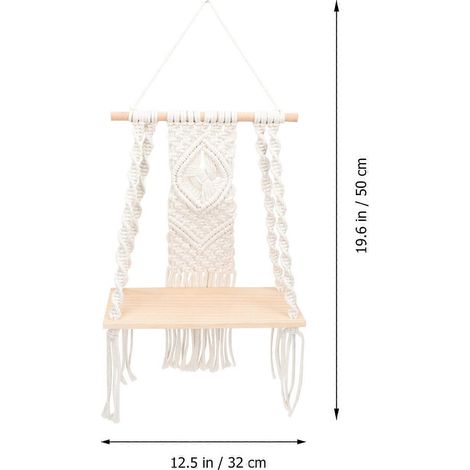 Tapisserie décorative suspendue à pompons tissés pour la maison (1/3)