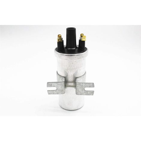 1 PC Silver Ignition Coil,12 Volt 3 Ohm Non-Ballast Ignition Coil Fits For Lucas DLB101 Standard Points 11040 (1/5)
