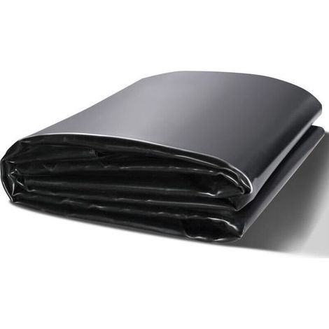 Bâche Bassin 3x4m Revêtement pour Étang Épaisseur 0,2mm Pliable en EPDM sous-Couche Facile à Découper pour Étangs à Poissons, Carpes Koi, Jeux d'eau, Cascades, Fontaines, Jardins Aquatiques (1/5)