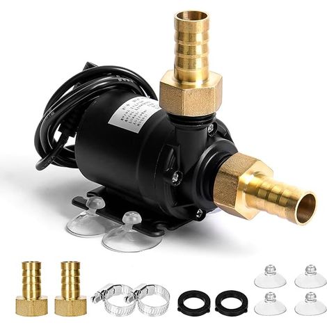 Submersible Water Pump 19W, DC 12V, Ultra Silent Water Pump (1/5)