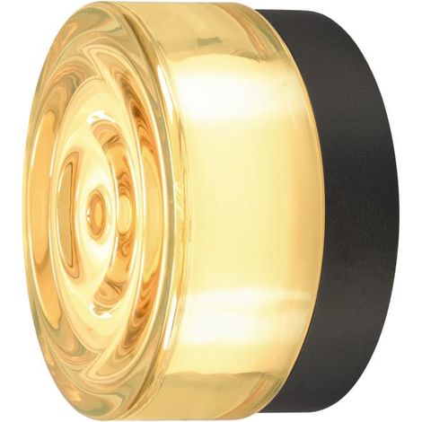 Applique et plafonnier CYFT WAVE 2700/3000/4000 K 65 W PHASE noir/orange - SLV - 1008941 (1/4)