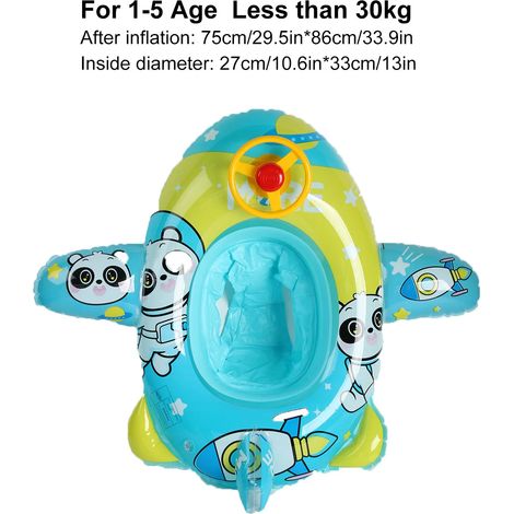 Chaise de natation gonflable à motif dessin animé, siège aquatique, accessoires de plage et de piscine pour l'été