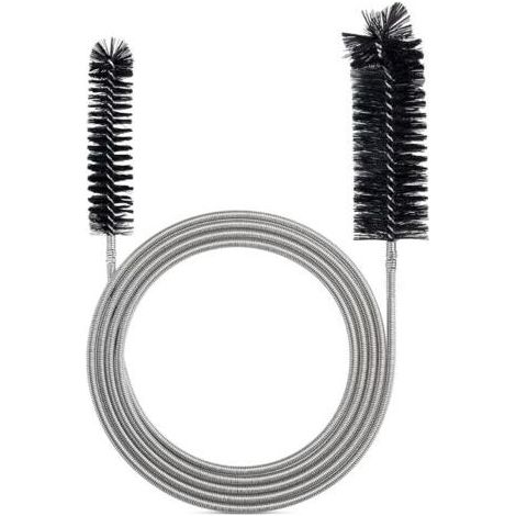 Brosse de Nettoyage pour canalisation, Outil de Nettoyage de Trou de Drainage, Tuyau Flexible, Brosse de Nettoyage de Tube d'alimentation Noire, Couleur Noire,200cm (1/5)
