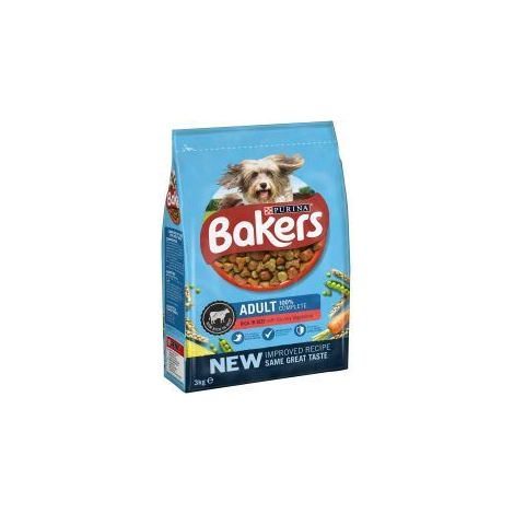 Bakers Adult Beef & Vegetables - 3kg - 425877